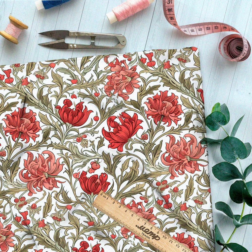 Ткань премиум шифон волшебная иллюзия