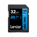 Карта памяти Lexar SDHC 32Gb PRO 800x Class 10 UHS-I V30 150MB/s