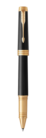 Ручка-роллер Parker Premier , T560, Lacquer Black GT, FBlack