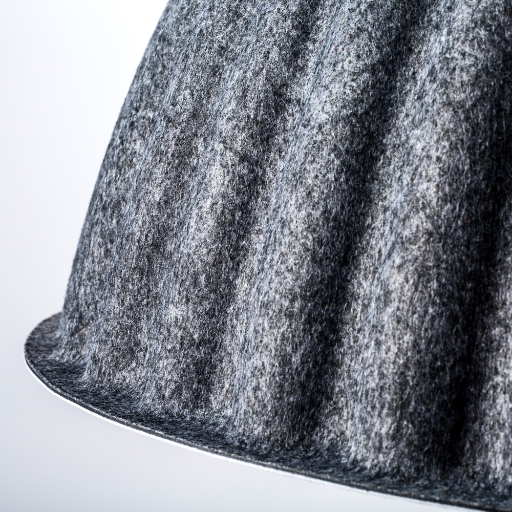 799557 Люстра FENICIA 1х12W (led) E27 ЧЕРНЫЙ/СЕРЫЙ