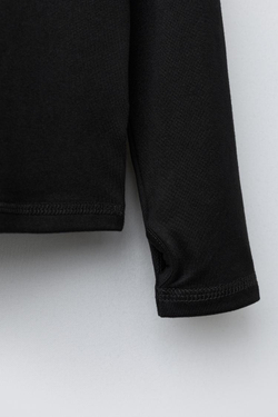 ZARA ТЕРМОФУТБОЛКА С ВОЛОКНОМ THERMOLITE ® FIBER BASE LAYER, ЧЕРНЫЙ