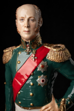 Статуэтка. Фарфор. Солдат. Сенявин Дмитрий Николаевич - Русский флотоводец. Россия