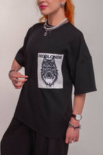 ФУТБОЛКА NUMERO 1 с карманом print Dog