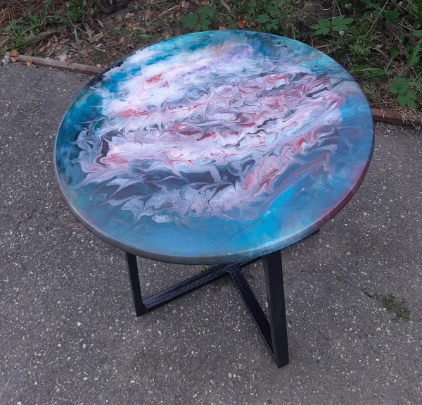 ЭКСКЛЮЗИВ СТОЛ ИЗ ЭПОКСИДНОЙ СМОЛЫ