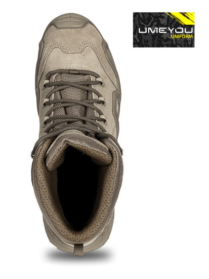 Треккинговые тактические ботинки Umeyou Uniform кожа, мембрана, бежевые
