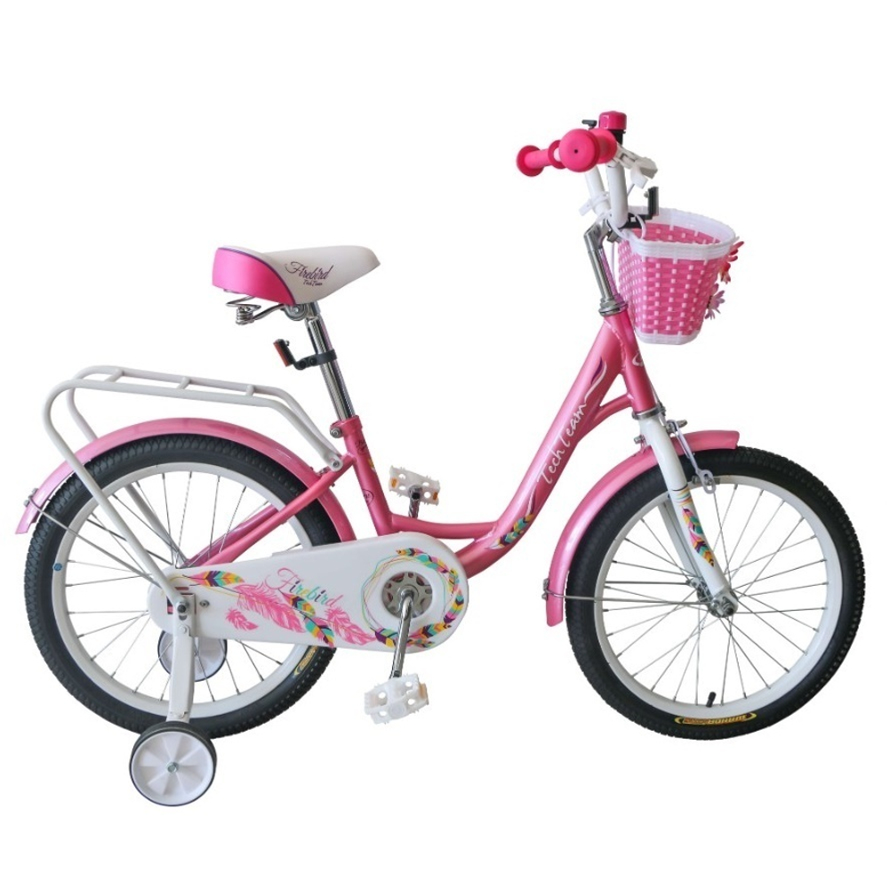 Детский велосипед Tech Team Firebird 18" розовый