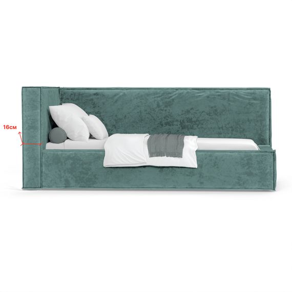 Кровать Bever ЛЕВАЯ 90 с ортопедическим основанием без ПМ Nebby 244