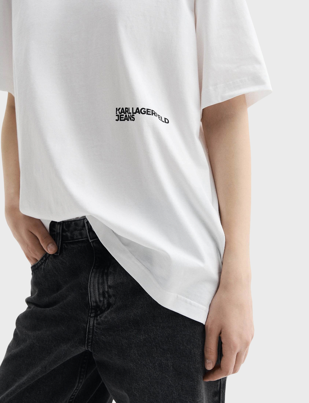 Футболка KARL LAGERFELD JEANS Reg Monogram Tee