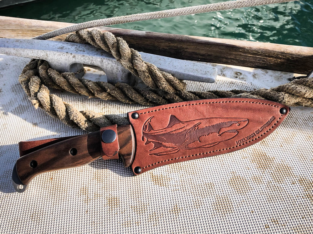 🏆Туристический нож Shark AUS-8 StoneWash