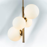 815043 Люстра CROCO 4х40W E14 ЛАТУНЬ