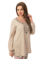 Пижама с брюками КБ-188П/розовые-цепи