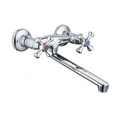 Смеситель БЕЛЫЕ КОЛОДЕЗИ д/кухни 1/2quot; кер. изл. L-нос пристен. 1005 BY 150L