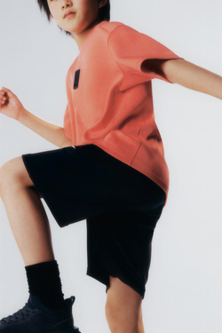 ZARA СПОРТИВНАЯ ФУТБОЛКА, КОРАЛЛОВЫЙ