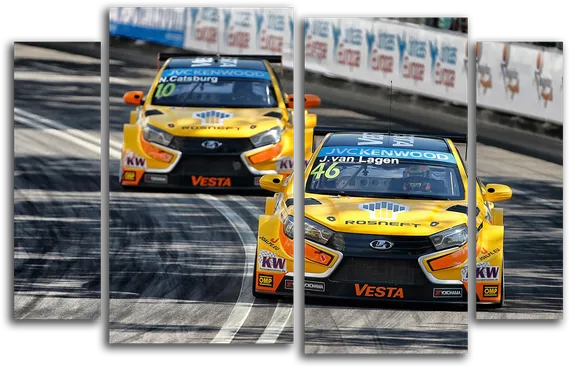 Модульная картина "Ралли Vesta"