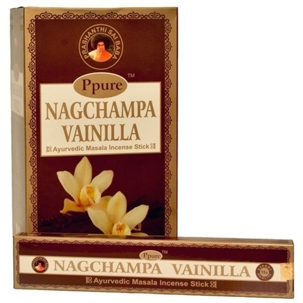 Ppure Nag Champa Vanilla Благовоние-масала Ваниль, 15 г