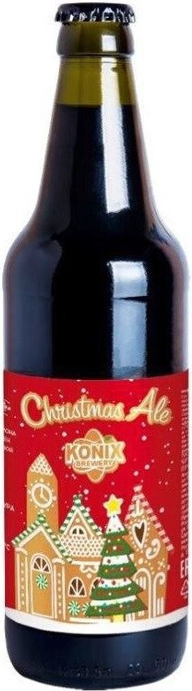 Пиво Коникс Рождественский Эль / Konix Christmas Ale 0.5л - 6шт