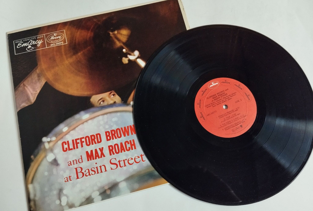 Винтажная виниловая пластинка LP Clifford Brown And Max Roach At Basin Street (USA 1972)