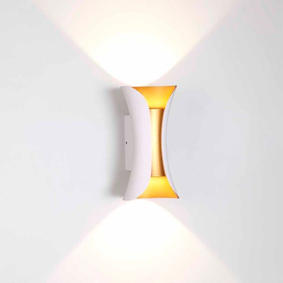 Уличный настенный светодиодный светильник Odeon Light Hightech Krista 3886/6WG