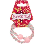 Резинки для волос 2шт «Грация», шарики, микс 6 цветов, d-5,5см