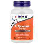 NOW Foods, L-тирозин, 500 мг, 120 капсул