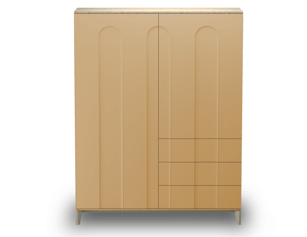 Шкаф Float с двумя дверцами и тремя ящиками Arch 2