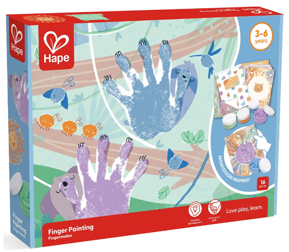 Детская пальчиковая раскраска "Юный Пикассо"