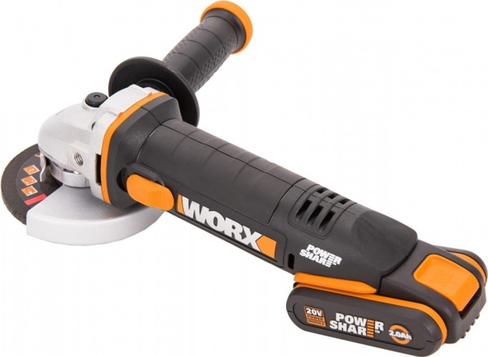 Угловая шлифмашина аккумуляторная Worx WX800