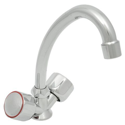 Смеситель для кухни, Frud, с кран-буксой, хром, R40109