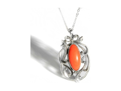 "Монферран" подвеска в серебряном покрытии из коллекции "Архитектура" от Jenavi  с замком карабин