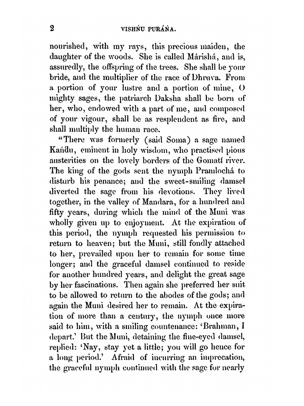 The Vishnu Purána. Volume II | H. H. Wilson