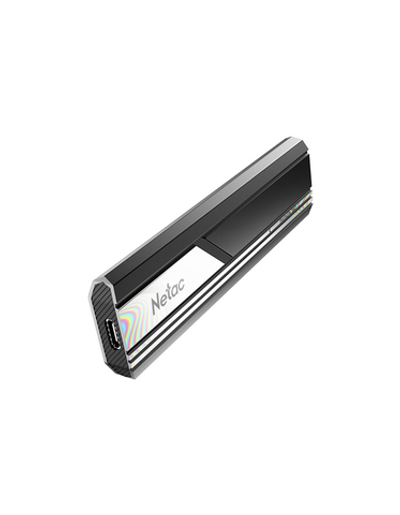 Ssd накопитель Netac ZX10 500GB USB 3.2 Gen 2 Type-C External SSD, R/W up to 1050/950MB/s, with USB C to A cable and 10Gbps USB C to C cable 5Y wty