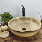 Раковина из оникса Bowl Yellow TinLip BO-60983 45*45*17
