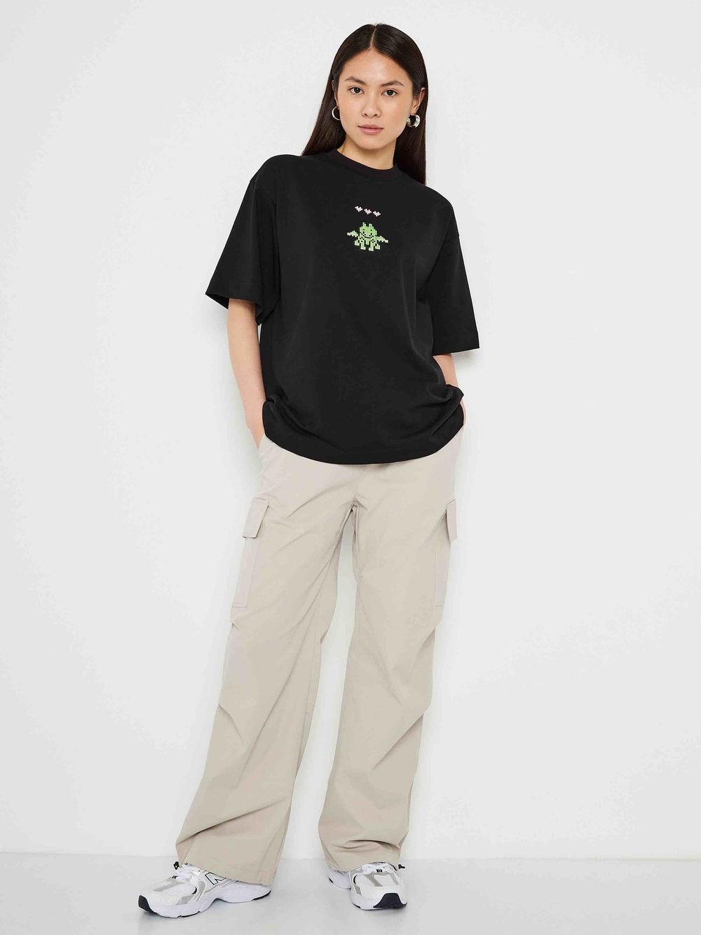 Футболка Toccotwo Tetris dragon silkscreen черная