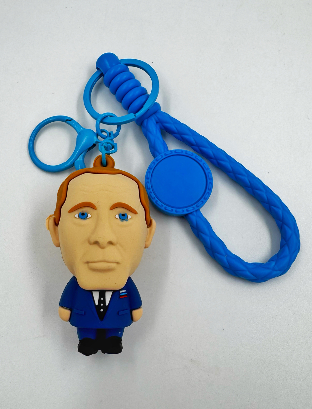 Брелок силиконовый «Президент России» оптом
