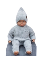 костюм вязаный для малыша