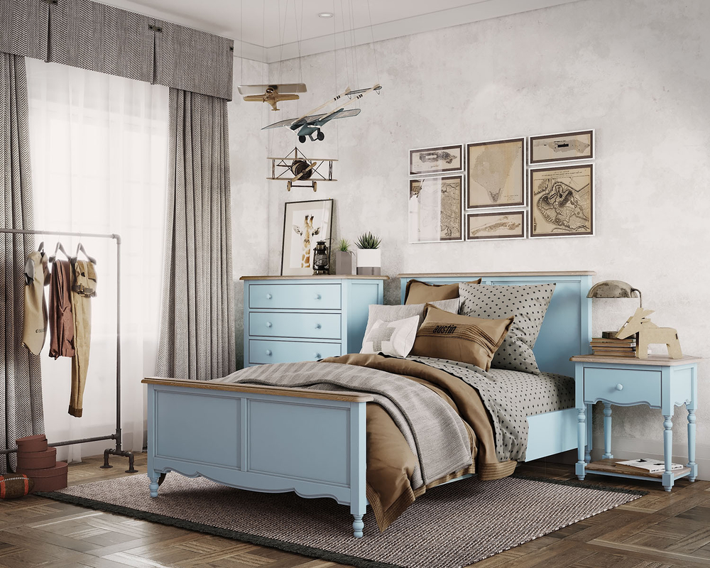 Комод бельевой 5 ящиков Leblanc