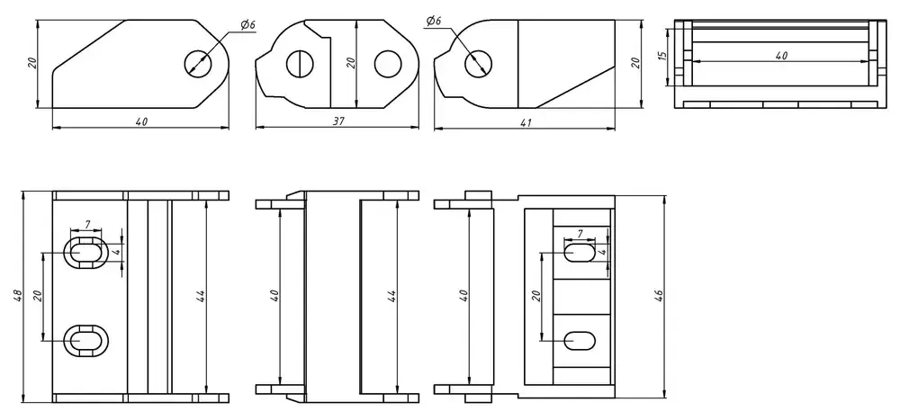 Кабель-канал гибкий TP15x40 R28