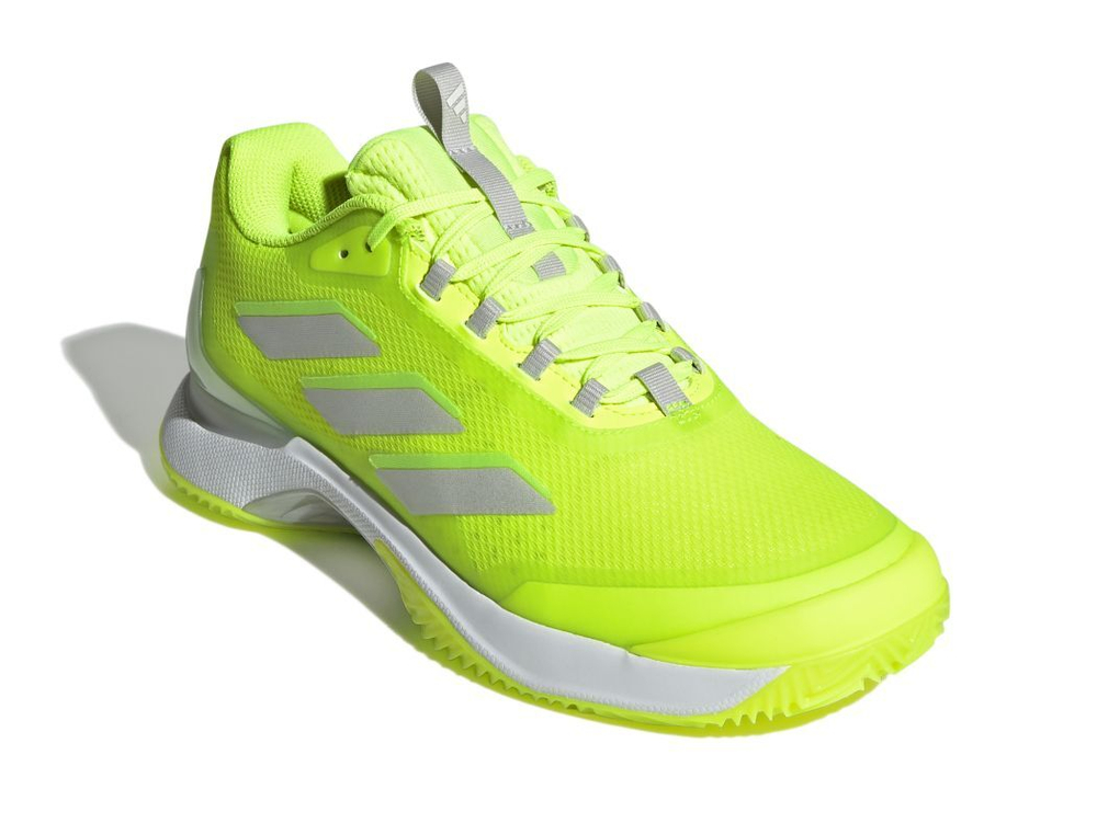 Женские теннисные кроссовки Adidas Avacourt 2 Clay - lucid lemon/zero metalic/cloud white