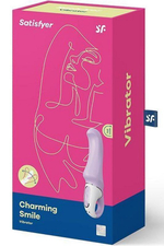 Сиреневый вибратор Satisfyer Vibes Charming Smile - 18,5 см