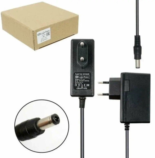 Блок питания 9В--1А D=2,1*5.5мм LP-134 обратная полярность для весов