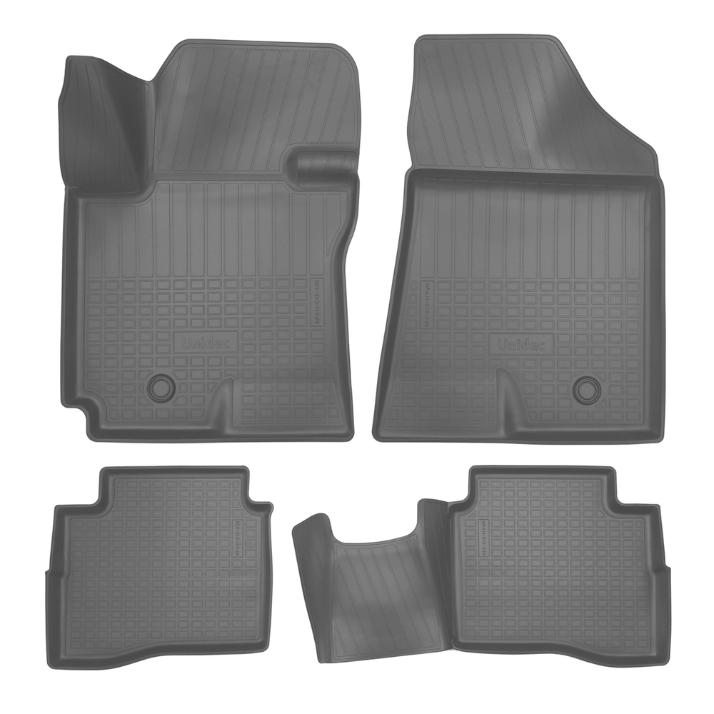 Ковры в салон Norplast/Unidec для Changan Eado Plus (2021-), Серый, арт.NPA11-C13-320-G