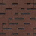 Черепица гибкая Roofshield Фемили Лайт Модерн FL-М-16 коричневая с оттенением