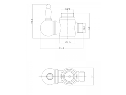 Душевая система Aksy Bagno Prestigio Ps701-2005-2004-Bronze