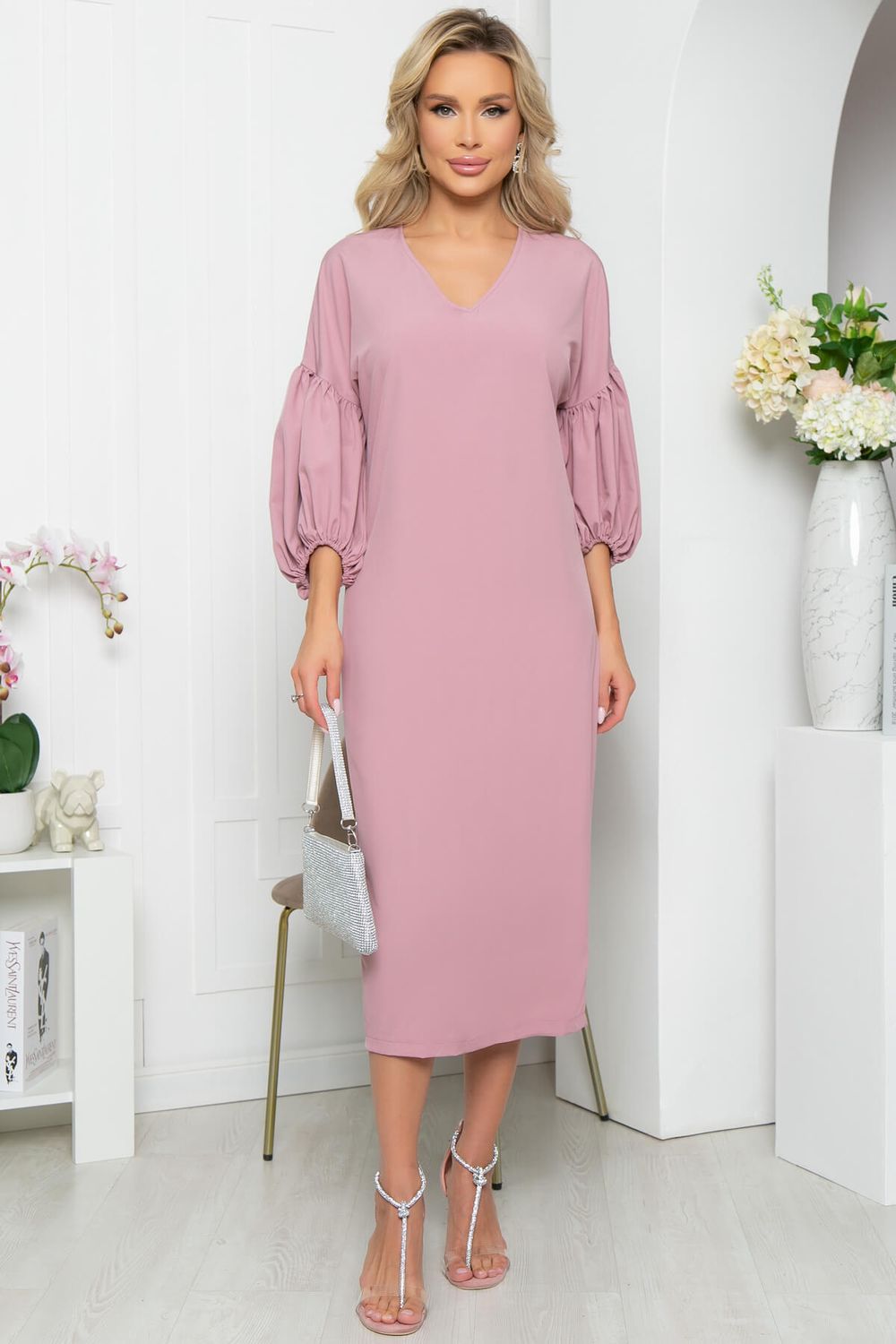 Платье "Пленительная магия" (пыльная роза) П5388 LT Collection