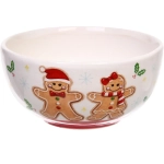 Салатник керамический «Пряничные человечки» 500мл 12*5,8см