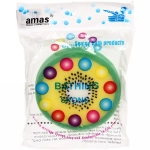 Губка для тела банная поролоновая «Наслаждение - Сочный киви», d-12,5см