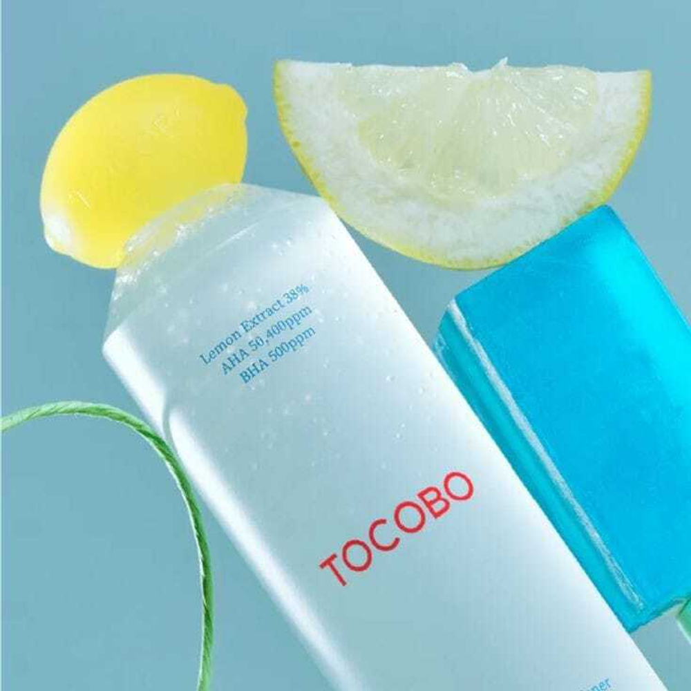 Tocobo Тонер отшелушивающий с экстрактом лимона и кислотами, 150 мл