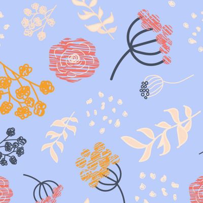 Абстрактные ветви на голубом