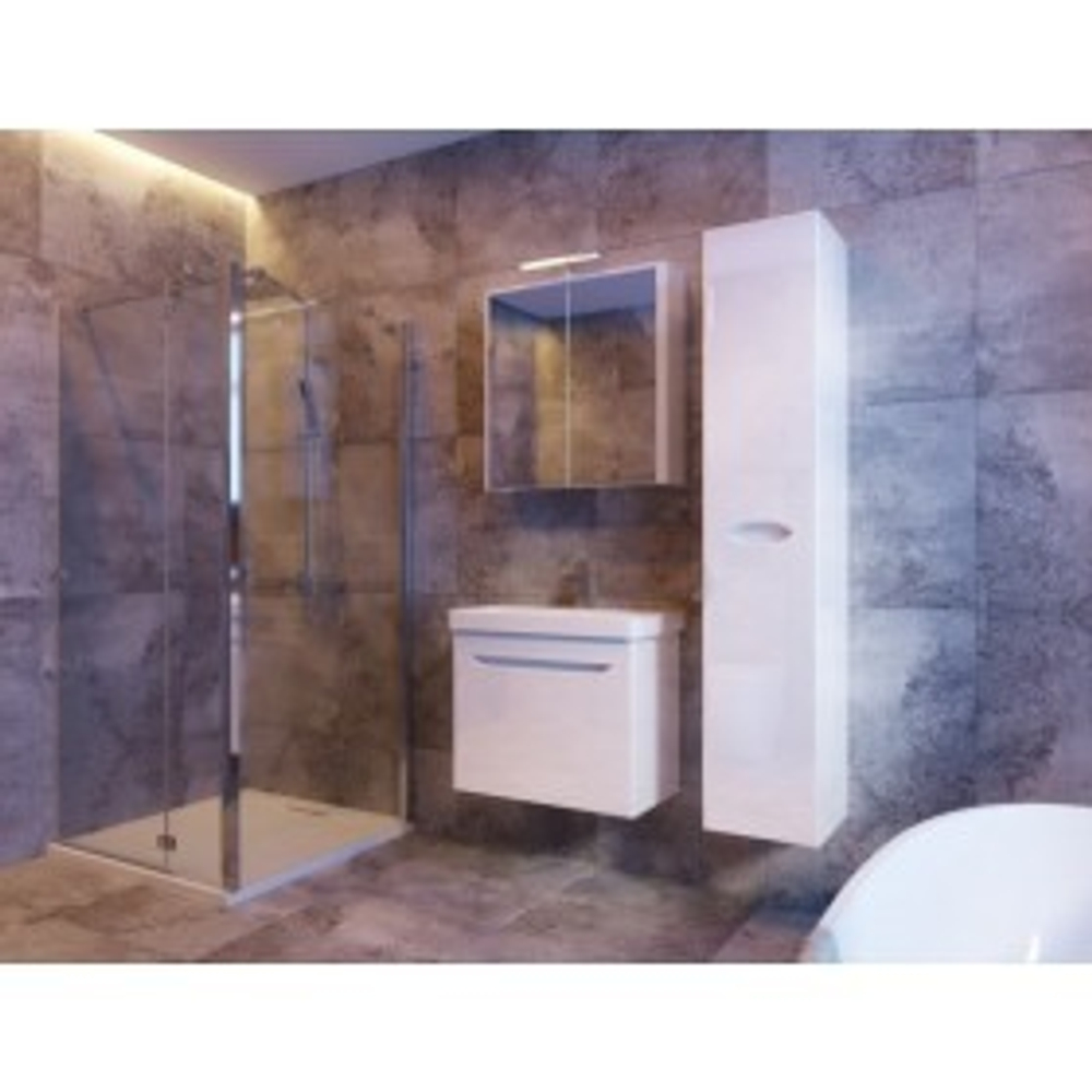 тумба ЮВЕНТА "Lvr-60" структурный белый под умывальник "Luxury-60"