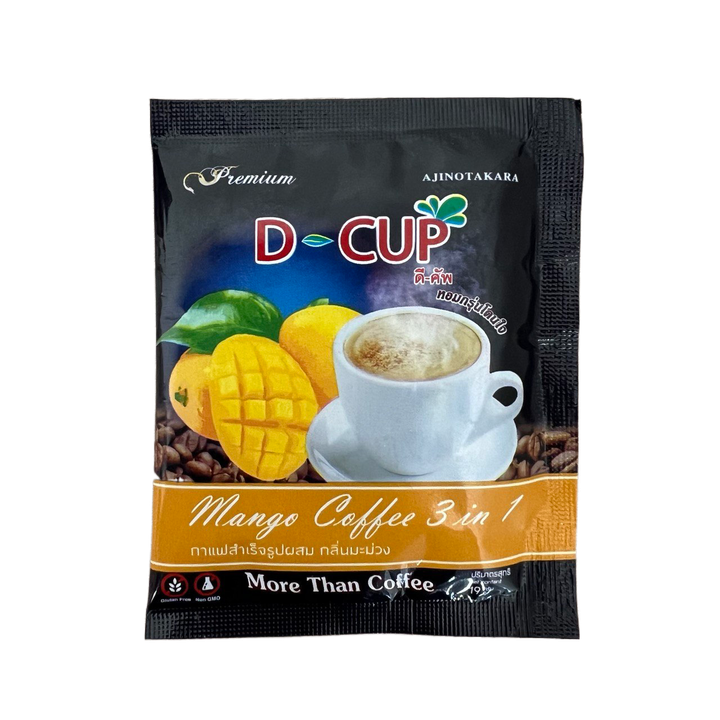 Кофе растворимый D-Cup Mango Coffee 3 в 1 со вкусом манго 19 г